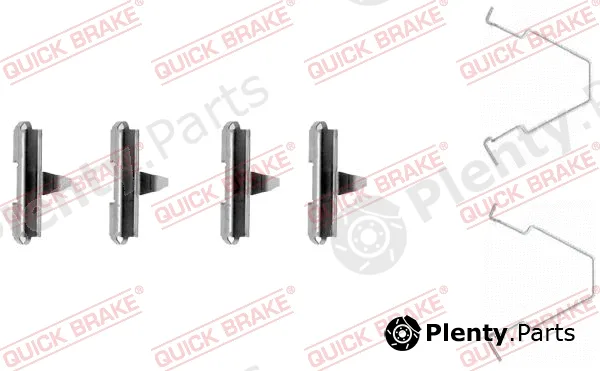 Quick Brake 109-1270 — Accessory Kit, disc brake pad