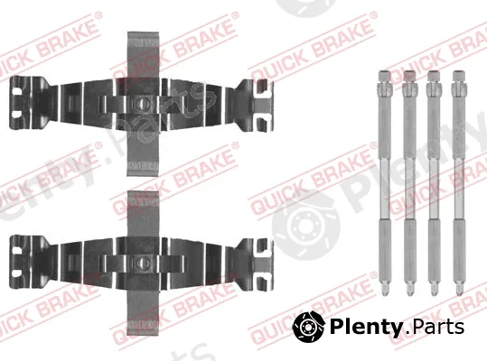 Quick Brake 109-0022 — Accessory Kit, disc brake pad