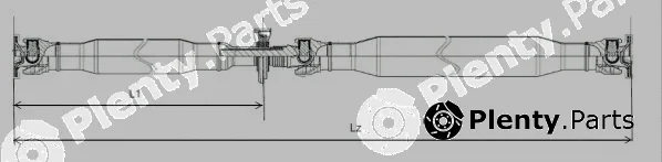 GKN GKNP20038 — Propshaft, axle drive