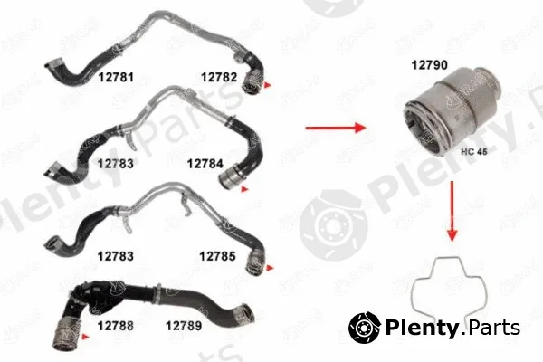 Ibras 12792 — Fastening Clamp, charge air hose