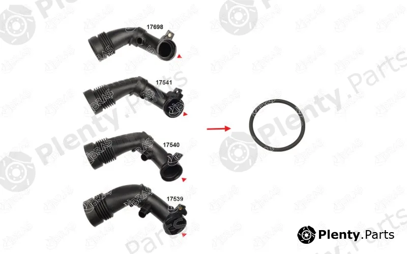 Ibras 17542 — Seal Ring, charge air hose