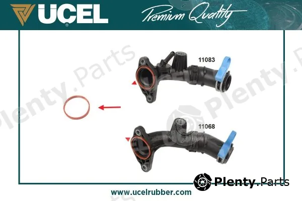 Ucel 16074 — Gasket, EGR valve pipe