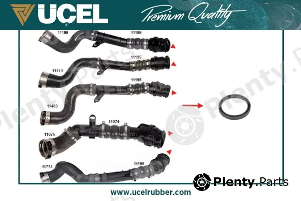 Ucel 16060 — Seal Ring, charge air hose
