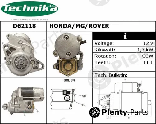 Technika D62118 — Starter