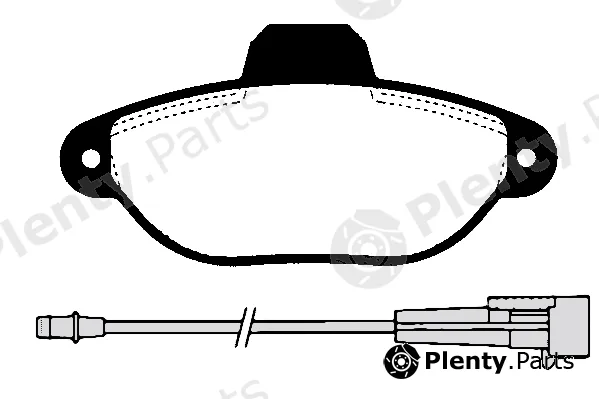 Technika 01040B — Brake Pad Set, disc brake