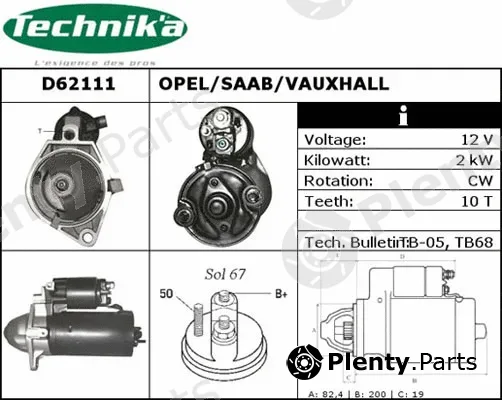 Technika D62111 — Starter