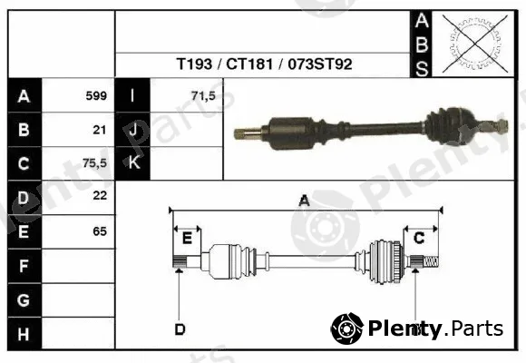 Technika 18073 — Drive Shaft