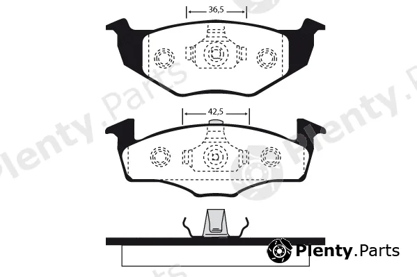 Technika 01032 — Brake Pad Set, disc brake