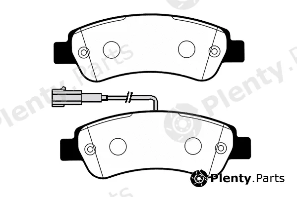 Technika 02199 — Brake Pad Set, disc brake