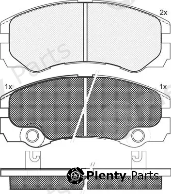 Technika 01317 — Brake Pad Set, disc brake
