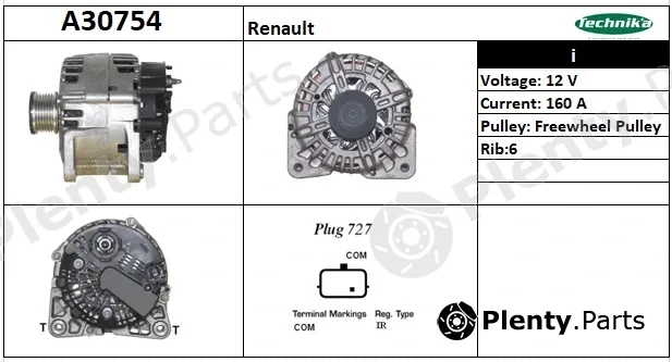 Technika A30754 — Alternator