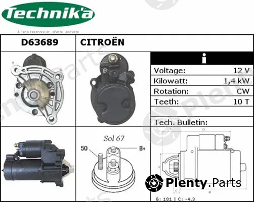 Technika D63689 — Starter