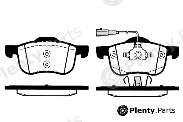 Technika 01836A — Brake Pad Set, disc brake