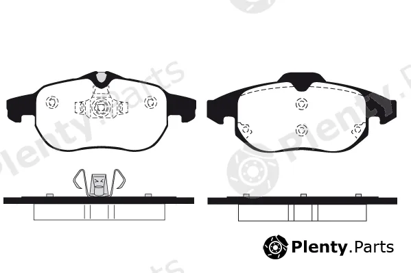 Technika 01201 — Brake Pad Set, disc brake