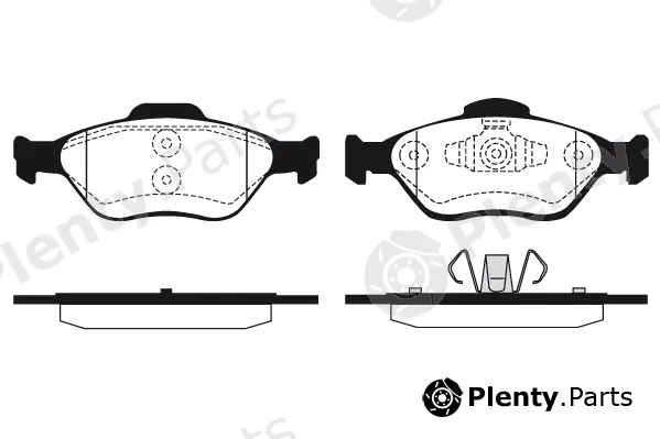 Technika 01182 — Brake Pad Set, disc brake