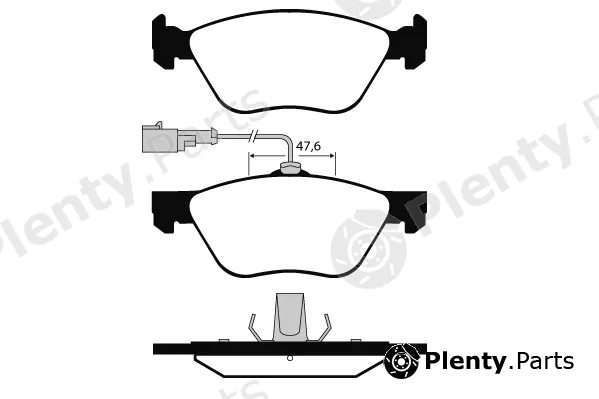 Technika 01155A — Brake Pad Set, disc brake