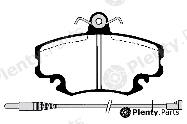 Technika 01002 — Brake Pad Set, disc brake