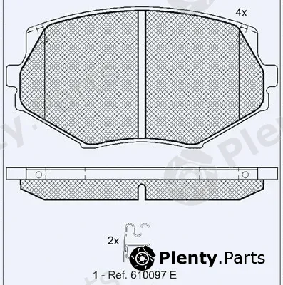 Technika 01792B — Brake Pad Set, disc brake