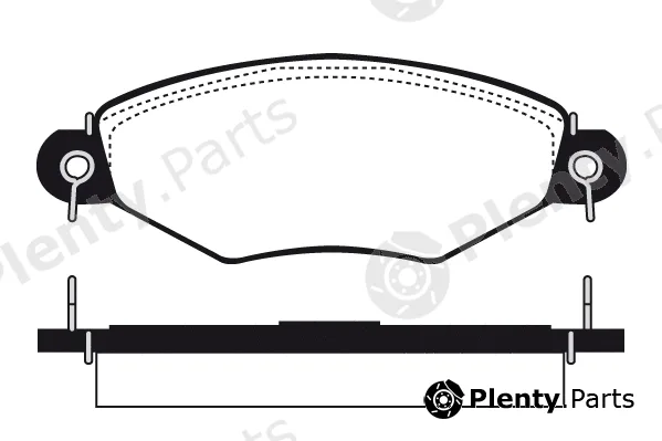 Technika 01033 — Brake Pad Set, disc brake