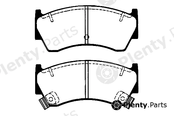 Technika 01257 — Brake Pad Set, disc brake