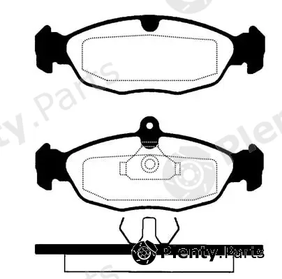Technika 01016 — Brake Pad Set, disc brake