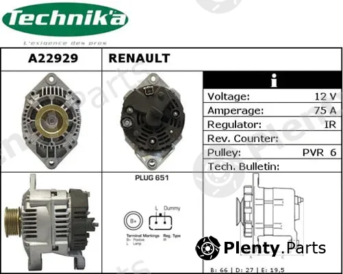 Technika A22929 — Alternator