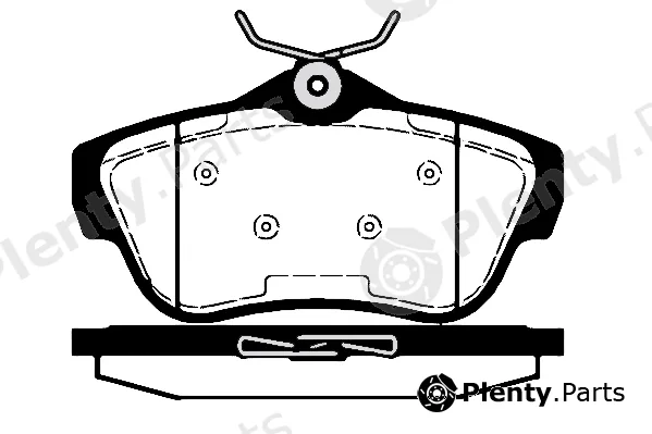 Technika 02191 — Brake Pad Set, disc brake
