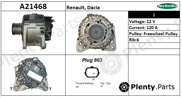 Technika A21468 — Alternator