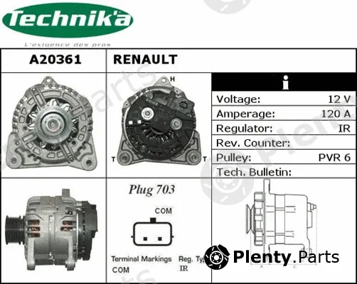 Technika A20361 — Alternator