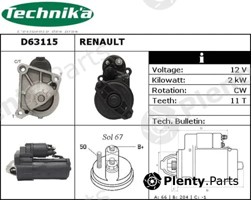 Technika D63115 — Starter
