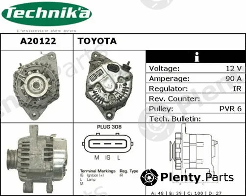 Technika A20122 — Alternator