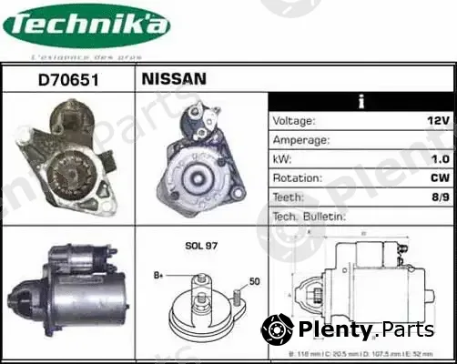 Technika D70651 — Starter