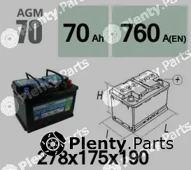 Technika AGM70 — Starter Battery