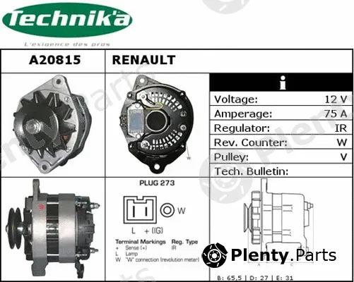 Technika A20815 — Alternator