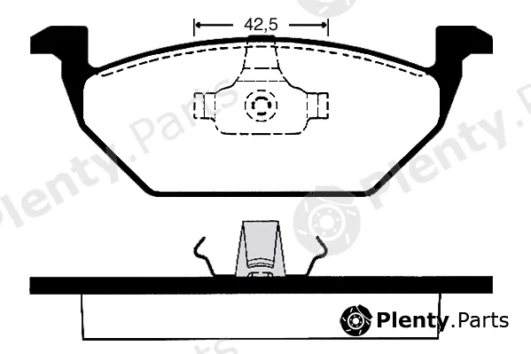Technika 01060B — Brake Pad Set, disc brake
