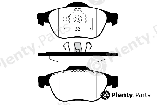 Technika 01206 — Brake Pad Set, disc brake