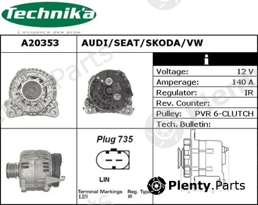 Technika A20353 — Alternator