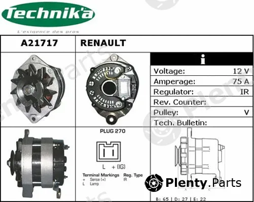 Technika A21717 — Alternator