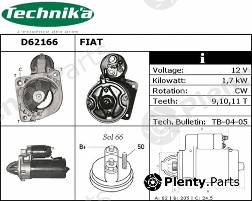 Technika D62166 — Starter