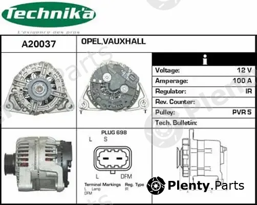 Technika A20037 — Alternator