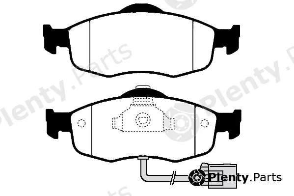 Technika 01072 — Brake Pad Set, disc brake