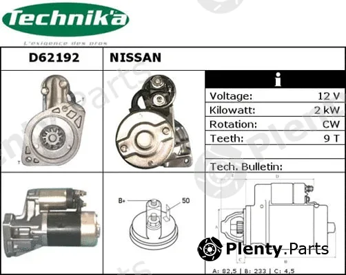 Technika D62192 — Starter