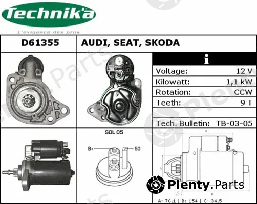 Technika D61355 — Starter