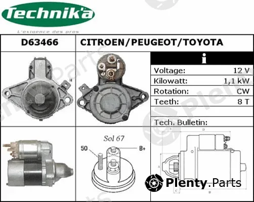 Technika D63466 — Starter