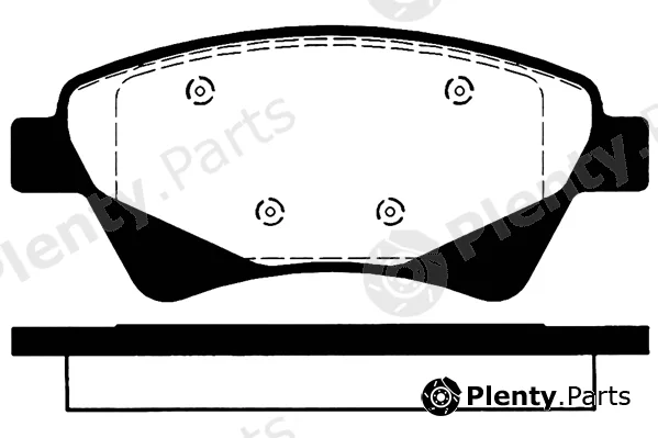 Technika 01526 — Brake Pad Set, disc brake