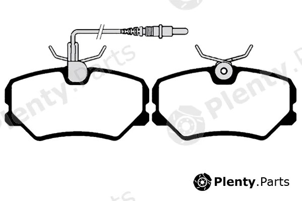 Technika 01020 — Brake Pad Set, disc brake