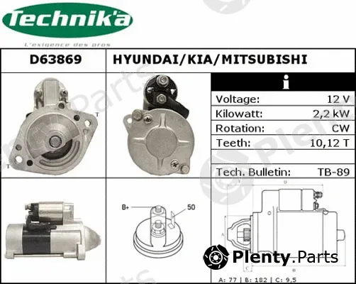 Technika D63869 — Starter