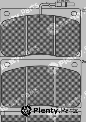 Technika 01055B — Brake Pad Set, disc brake