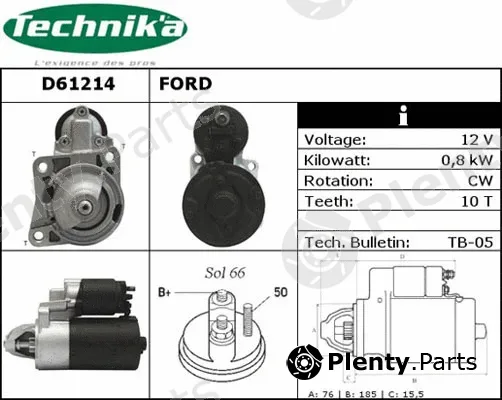 Technika D61214 — Starter