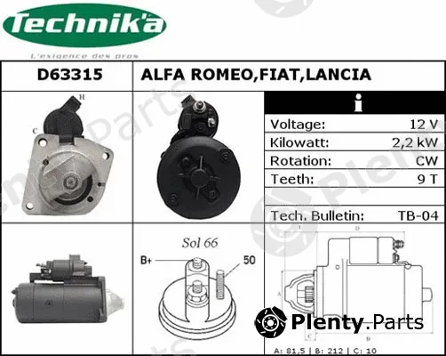 Technika D63315 — Starter